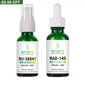 Buy RAD-140 and RU-58841 Stack - High Purity Research SARM Bundle